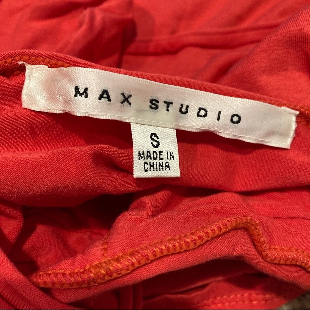 Max Studio Empire Waist Sleeveless Maxi Dress NWOT Women’s Size Small Red - Picture 5 of 5